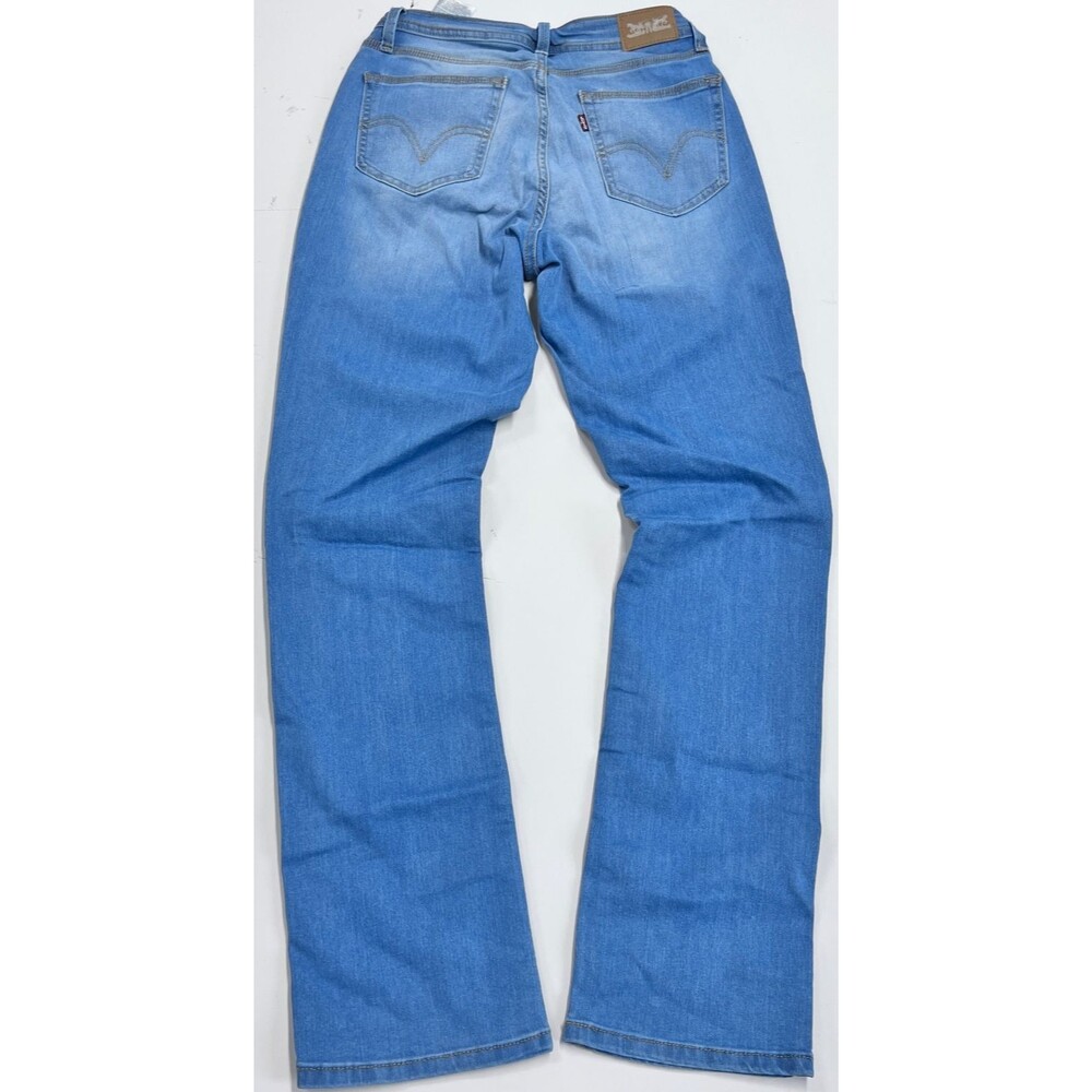 Levi’s 529 Curvy Straight Jeans Women 27x32 Light Wash Blue Stretch Denim - Picture 5 of 8
